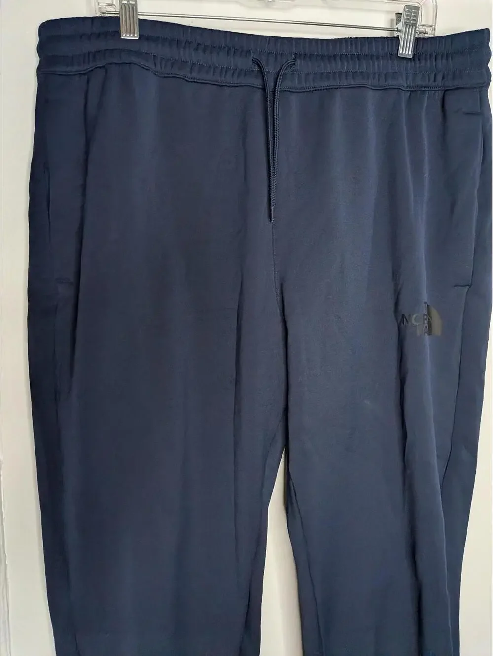 The North Face Sweatpants Mens XL Blue Fleece Elastic Waist Tapered Jogger